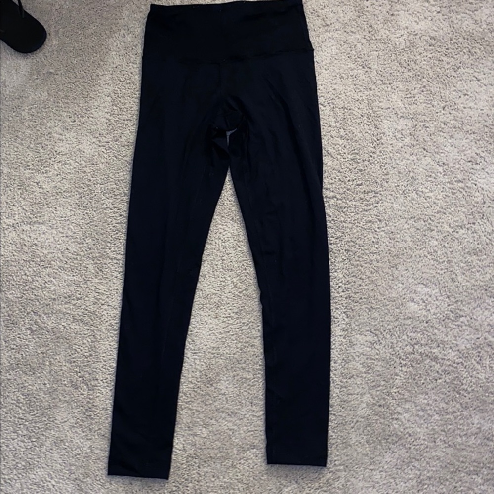 plain black leggings